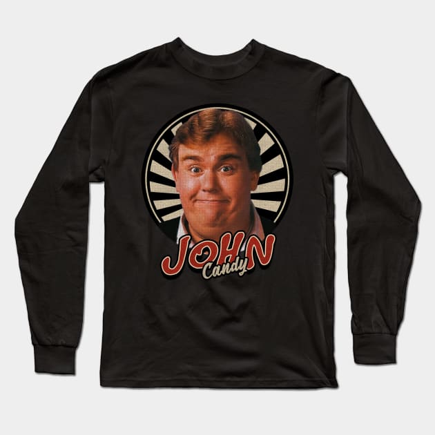 Vintage 80s John Candy Long Sleeve T-Shirt by Motor Ilang